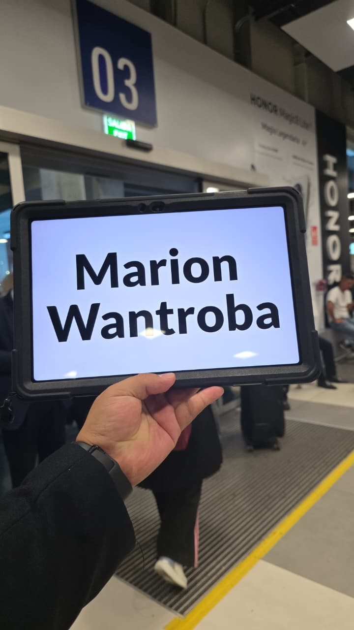 Recepci&oacute;n personalizada en aeropuerto
